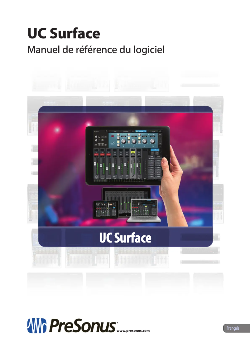 Page n°1 - Manuel utilisateur PreSonus StudioLive 32R