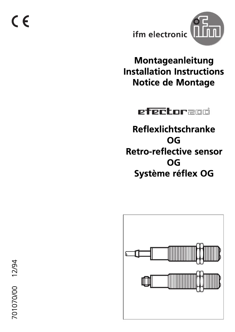 Image de la première page du manuel de l'appareil OG0012