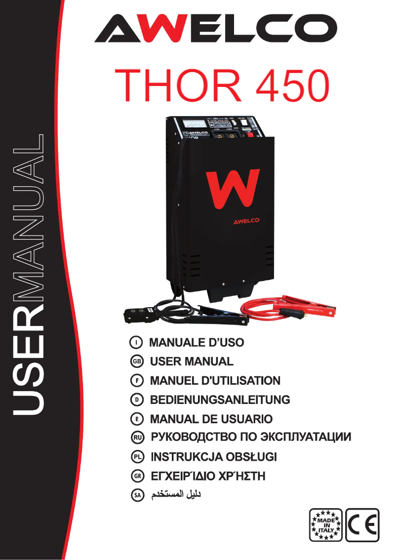 Image de la première page du manuel de l'appareil Thor 450