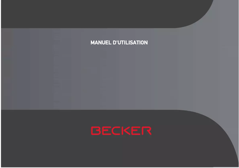 Page n°1 - Manuel utilisateur Becker Active 5 LMU plus