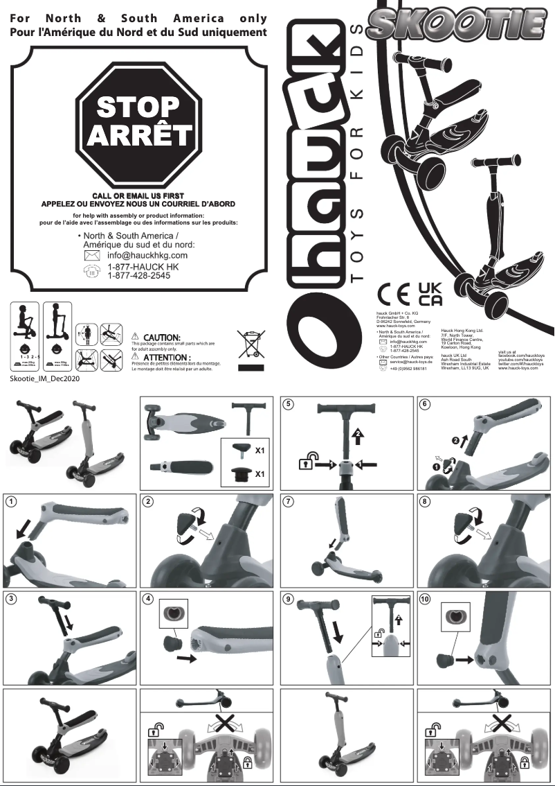 Image de la première page du manuel de l'appareil Skootie