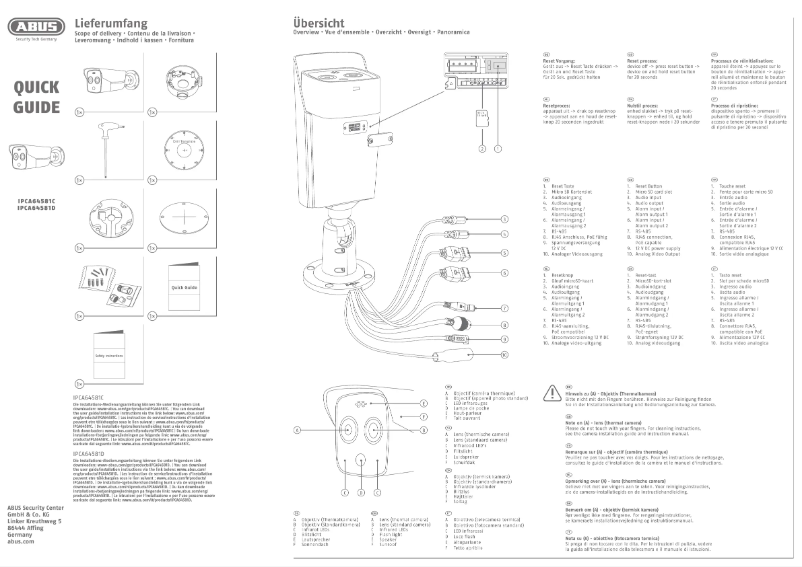 Image de la première page du manuel de l'appareil IPCA64581D