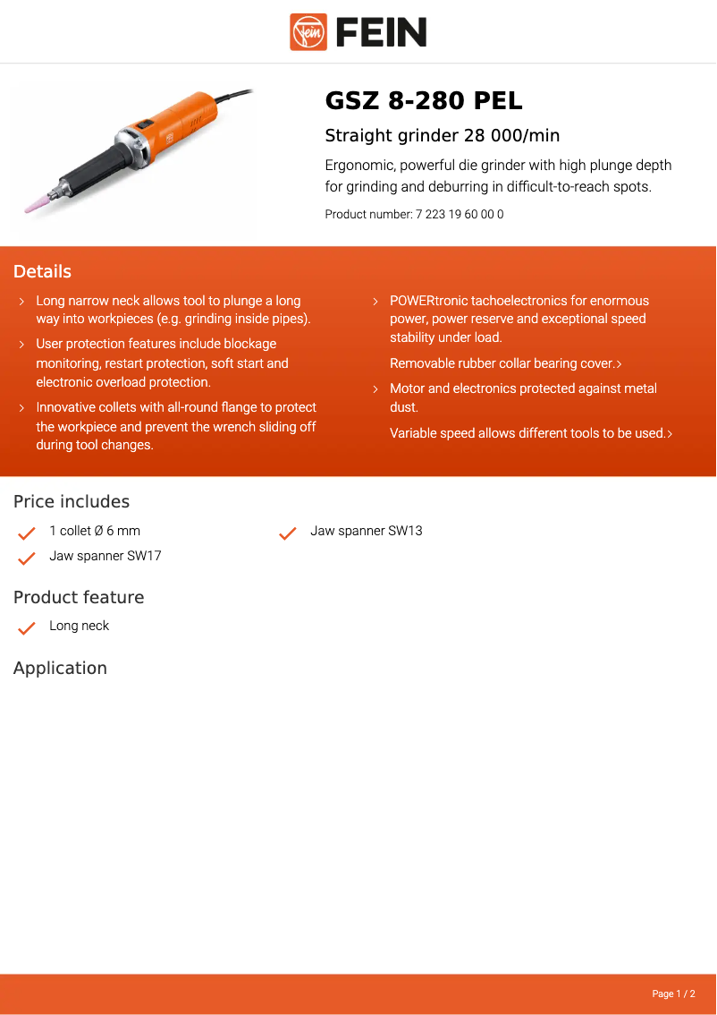 Image de la première page du manuel de l'appareil GSZ 8-280 PEL