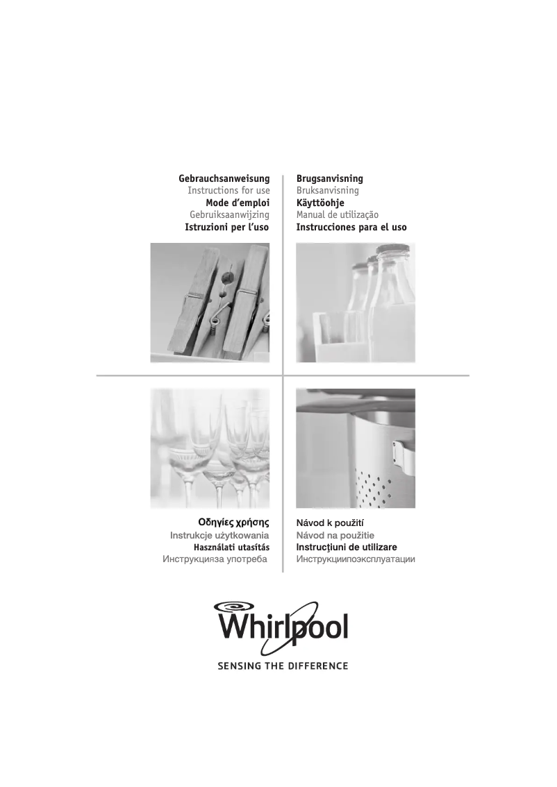 Page 1 de la notice Manuel utilisateur Whirlpool ADG 110