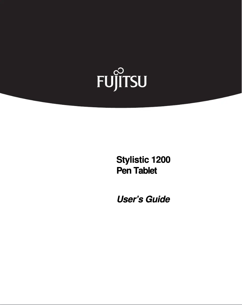 Page n°1 - Manuel utilisateur Fujitsu Stylistic ST1200