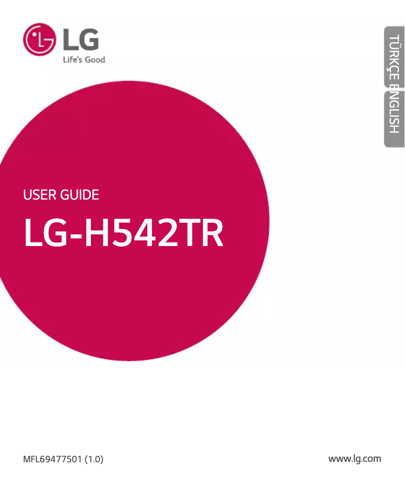 Page n°1 - Manuel utilisateur LG G4 Stylus H542TR