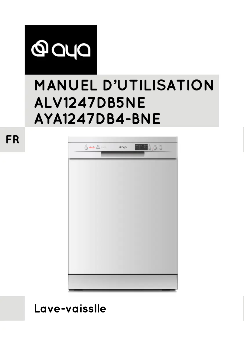 Page n°1 - Manuel utilisateur AYA ALV1247DB5NE