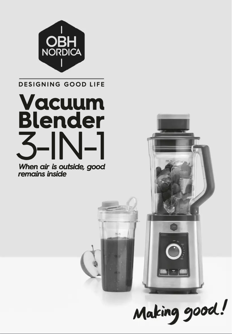 Página 1 del manual Manual de usuario OBH Nordica 7745