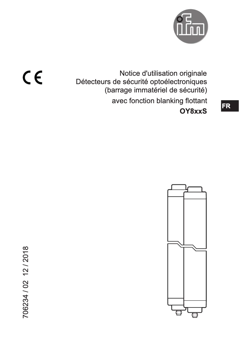 Page n°1 - Manuel utilisateur IFM OY807S