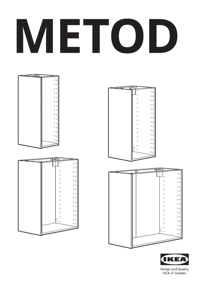 Página 1 del manual Manual de usuario Ikea METOD 604.171.85