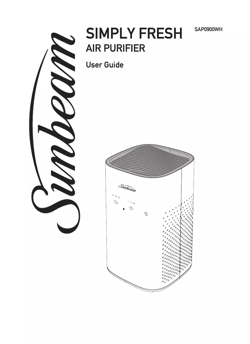 Image de la première page du manuel de l'appareil Simply Fresh SAP0900WH