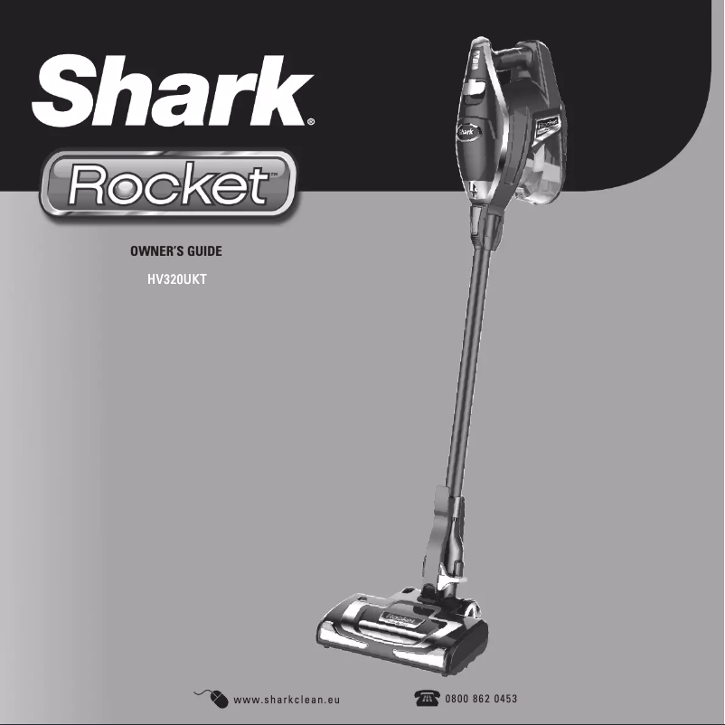 Page 1 de la notice Manuel utilisateur Shark Rocket HV320UKT