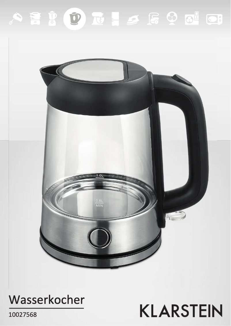 Page 1 de la notice Manuel utilisateur Klarstein 10027568