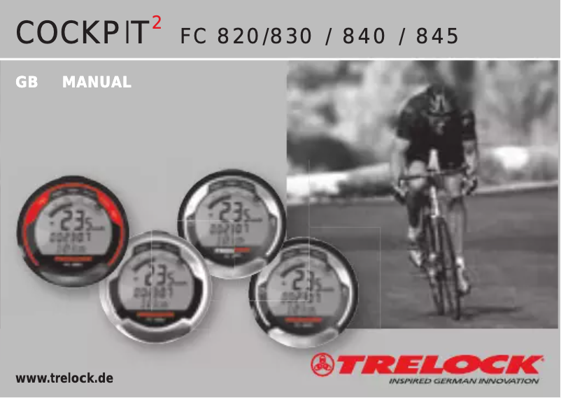 Image de la première page du manuel de l'appareil FC 830