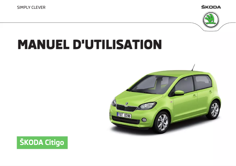 Page n°1 - Manuel utilisateur Skoda Citigo (2017)