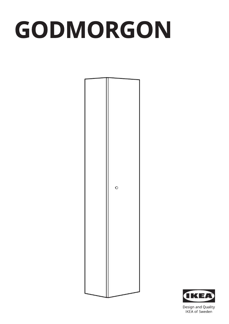 Image de la première page du manuel de l'appareil GODMORGON 504.812.47