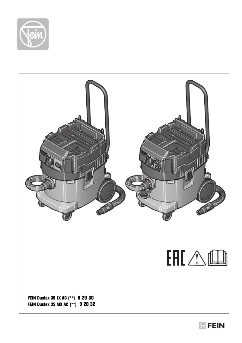 Página 1 del manual Manual de usuario Fein Dustex 35 LX AC