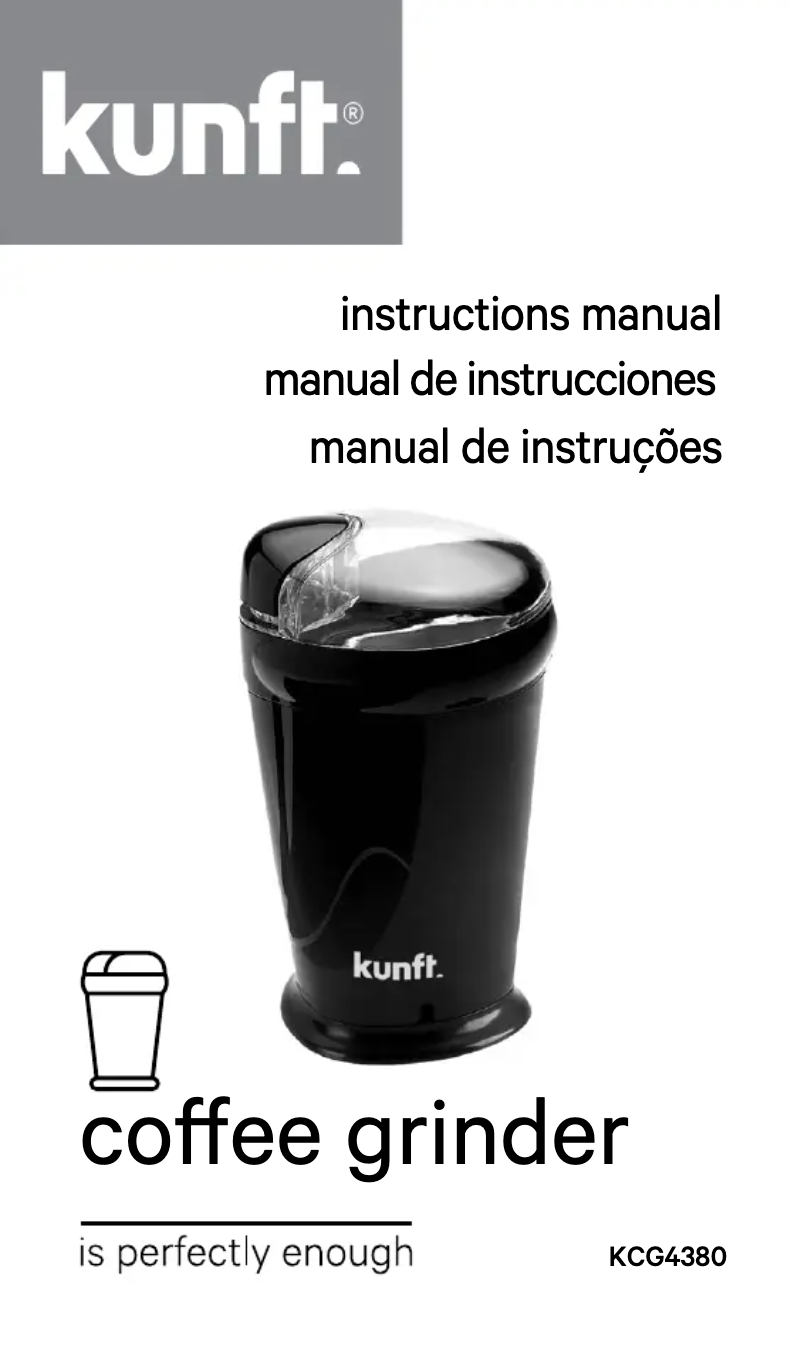 Page 1 de la notice Manuel utilisateur Kunft KCG4380