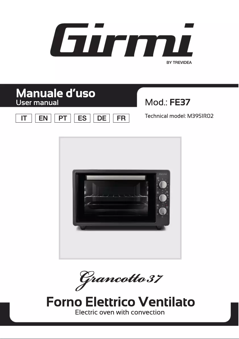 Page n°1 - Manuel utilisateur Girmi FE37