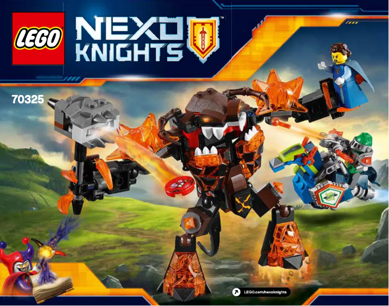 Image de la première page du manuel de l'appareil Nexo Knights 70325