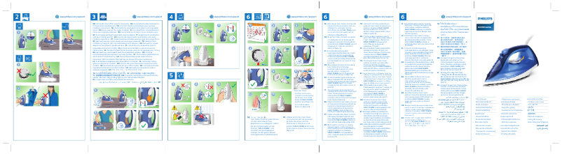 Page 1 de la notice Manuel utilisateur Philips EasySpeed Plus GC2141