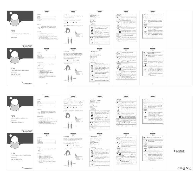 Imagen de la primera página del manual del dispositivo Pops