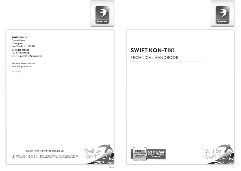 Page 1 de la notice Manuel utilisateur Swift Kon-Tiki (2016)