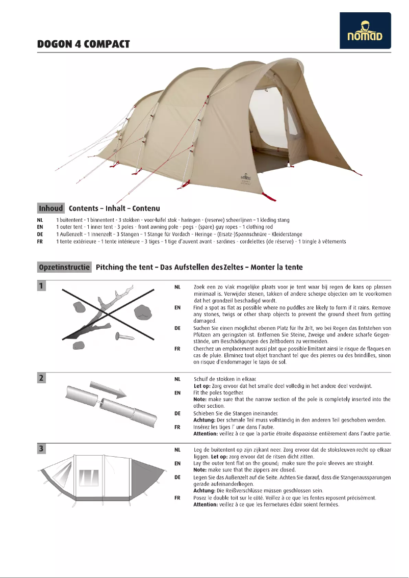 Página 1 del manual Manual de usuario Nomad Dogon 4 Compact