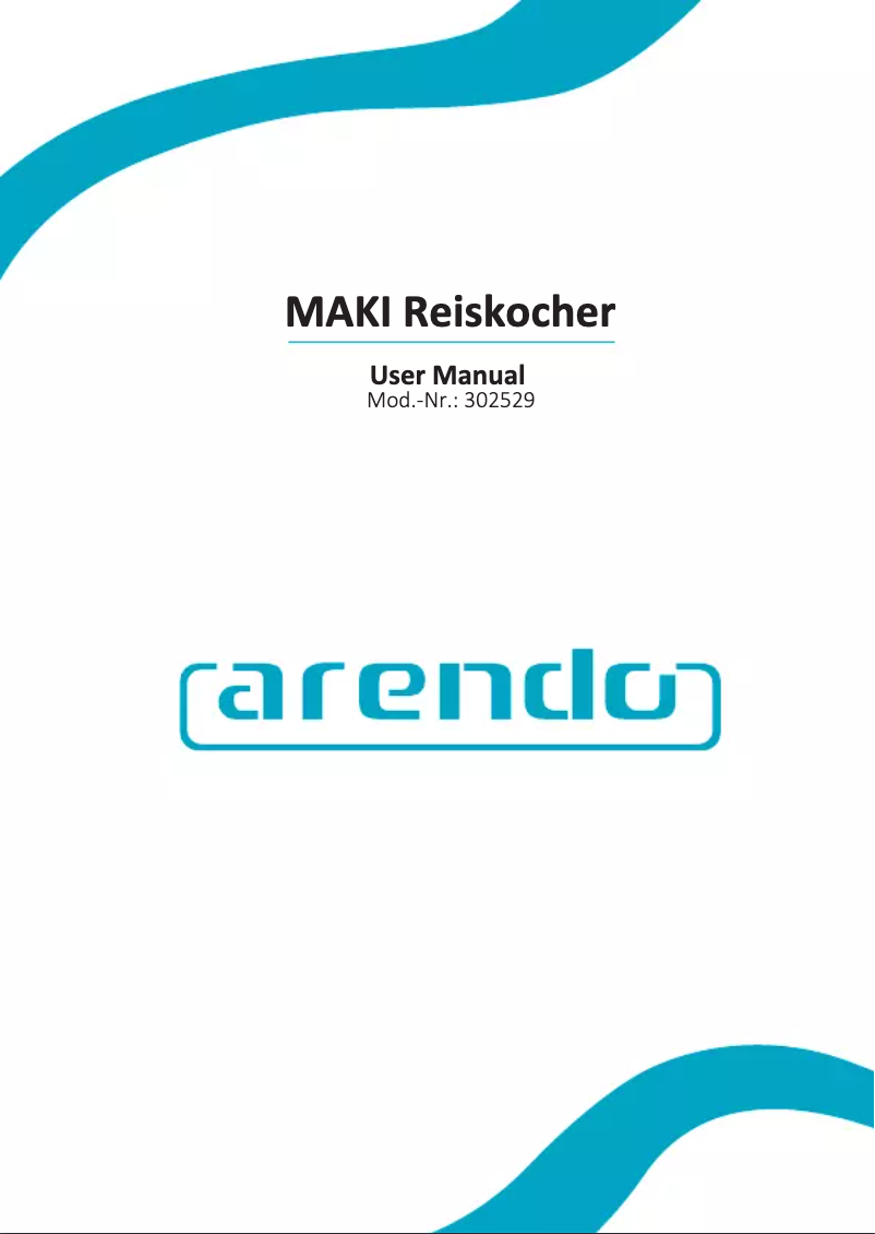 Image de la première page du manuel de l'appareil MAKI 302529