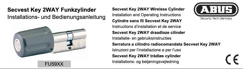 Page 1 de la notice Manuel utilisateur Abus FU5929