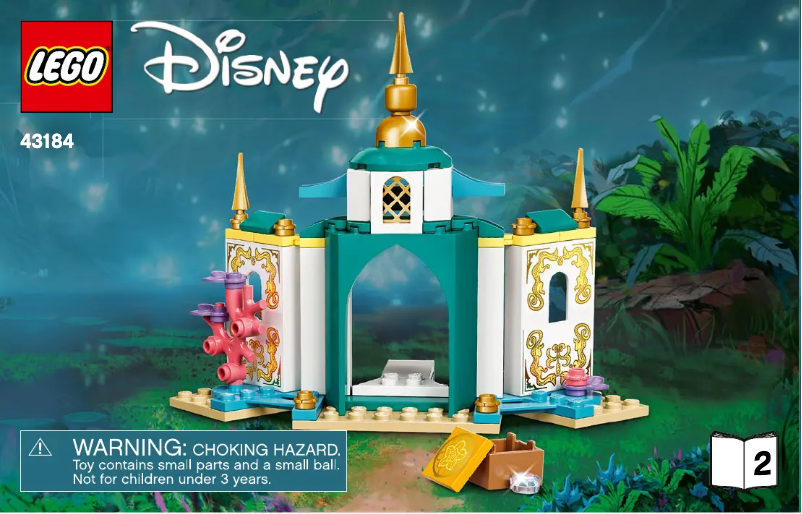 Page 1 de la notice Manuel utilisateur Lego Disney 43184