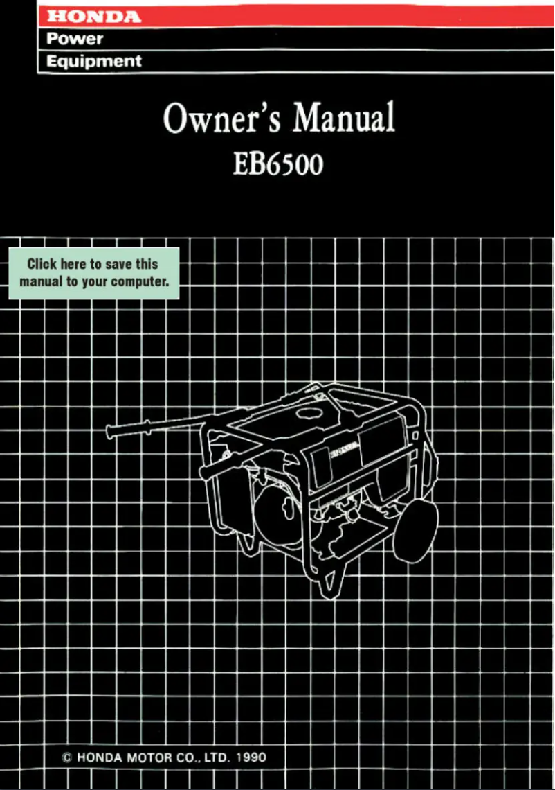 Image de la première page du manuel de l'appareil EB6500