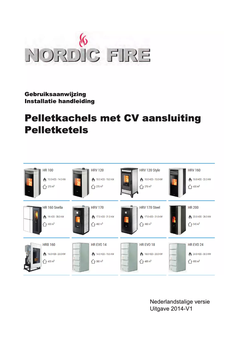 Page n°1 - Manuel utilisateur Nordic Fire HRV160