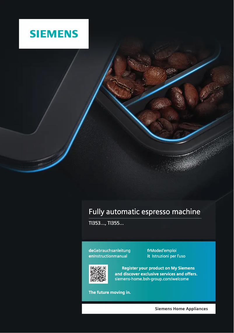 Page 1 de la notice Manuel utilisateur Siemens TI353501DE