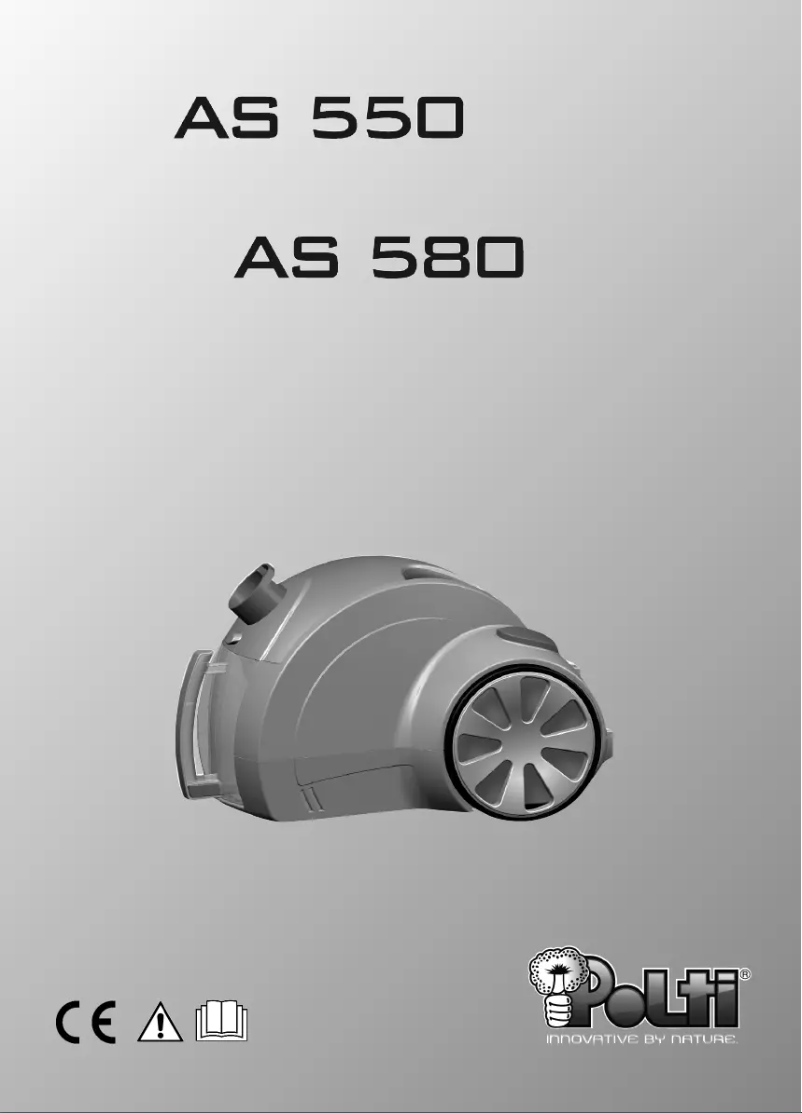 Page n°1 - Manuel utilisateur Polti AS 580