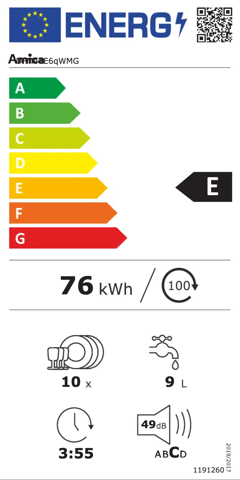 Image de la première page du manuel de l'appareil DFM41E6qWMG