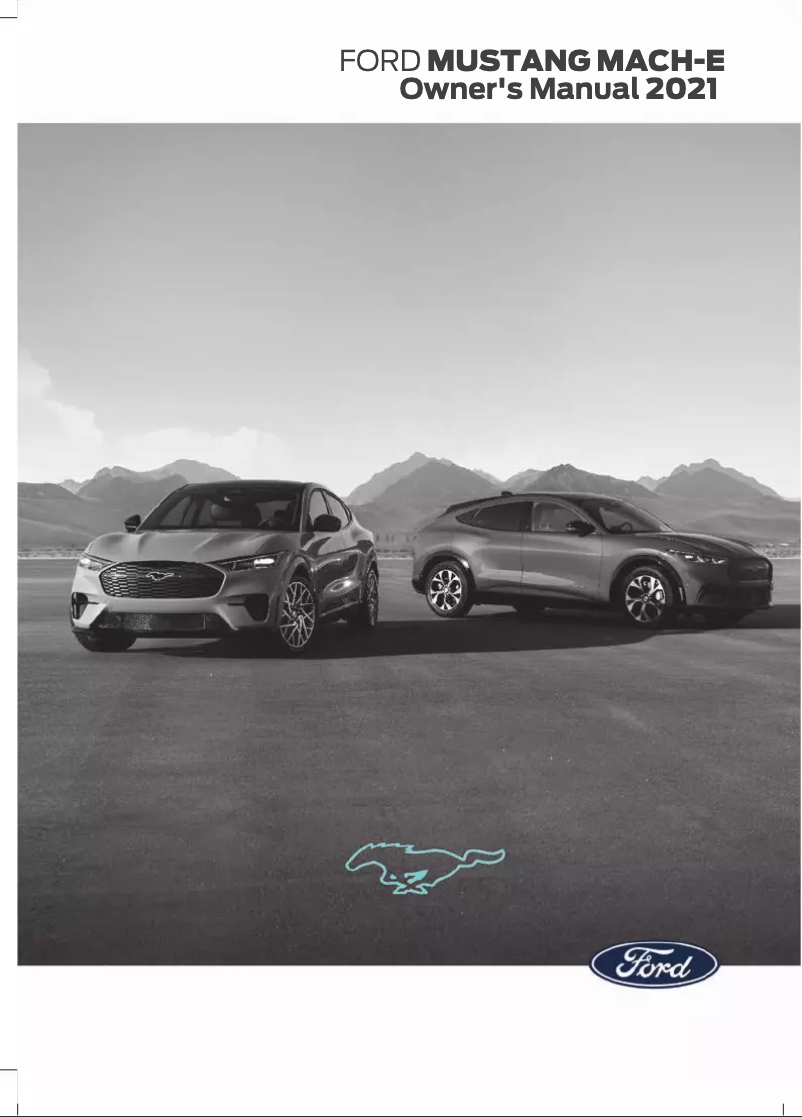 Page n°1 - Manuel utilisateur Ford Mustang Mach-E (2021)