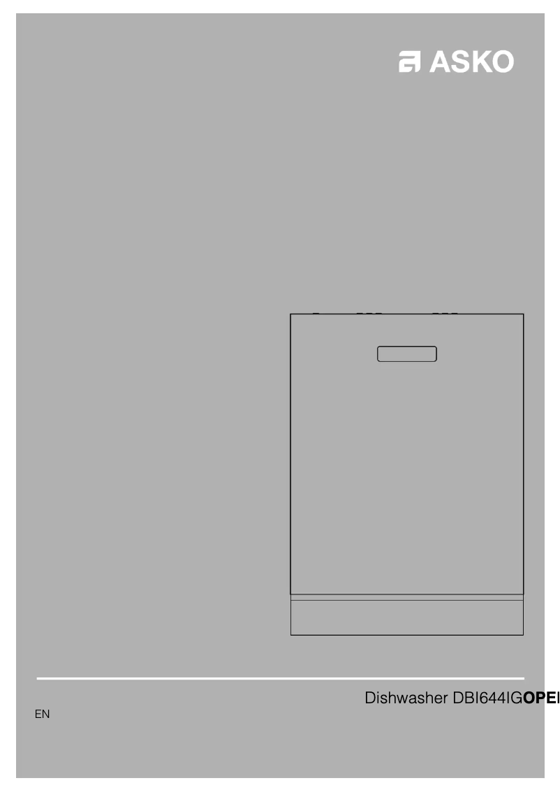 Image de la première page du manuel de l'appareil DBI644IG