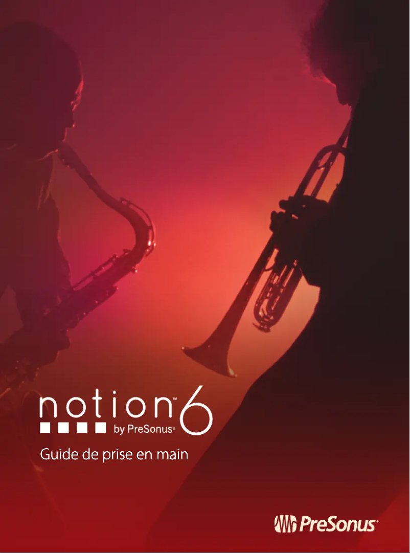 Página 1 del manual Manual de usuario PreSonus Notion 6