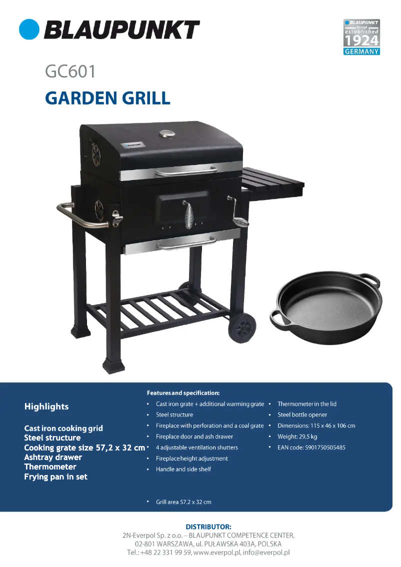 Page n°1 - Manuel utilisateur Blaupunkt GC601