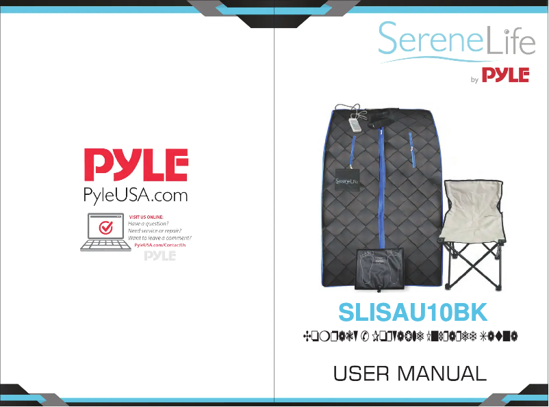 Page n°1 - Manuel utilisateur SereneLife SLISAU10BK