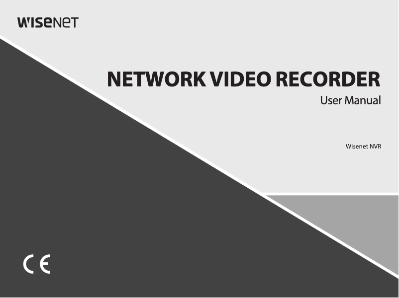Page n°1 - Manuel utilisateur Wisenet XRN-6410DB4