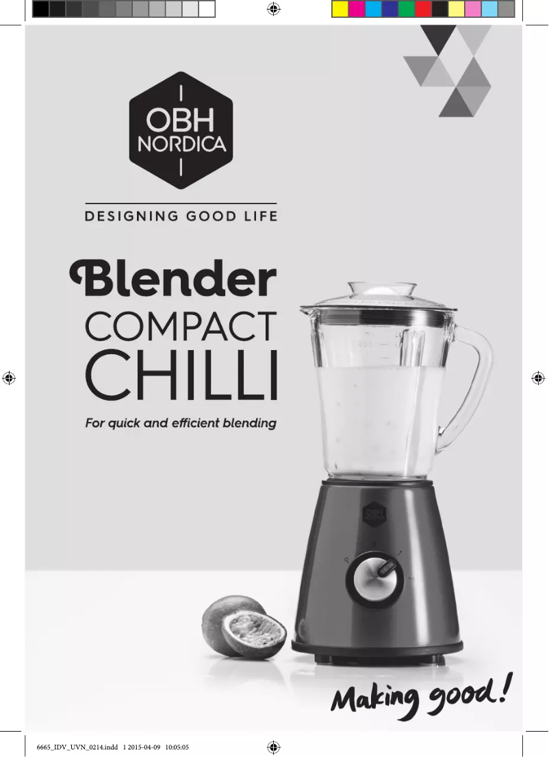 Página 1 del manual Manual de usuario OBH Nordica Compact 6665