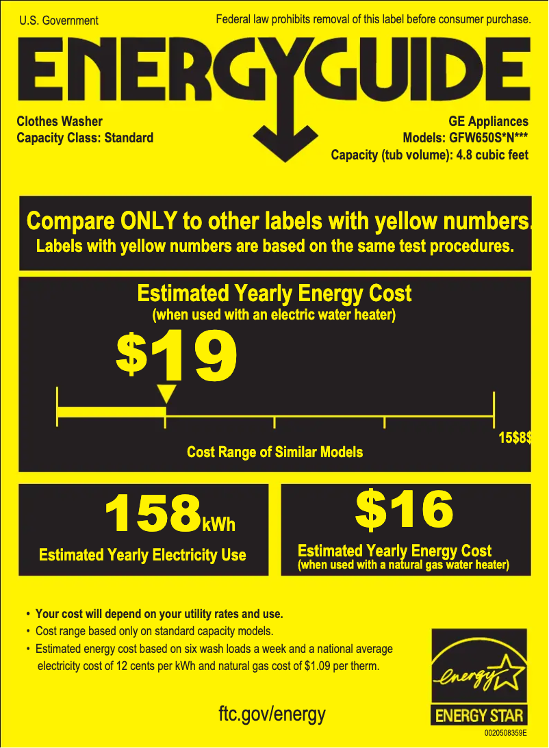 Image de la première page du manuel de l'appareil GFW650SSNWW