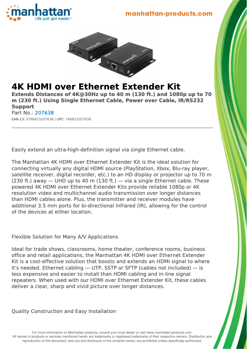 Image de la première page du manuel de l'appareil 207638