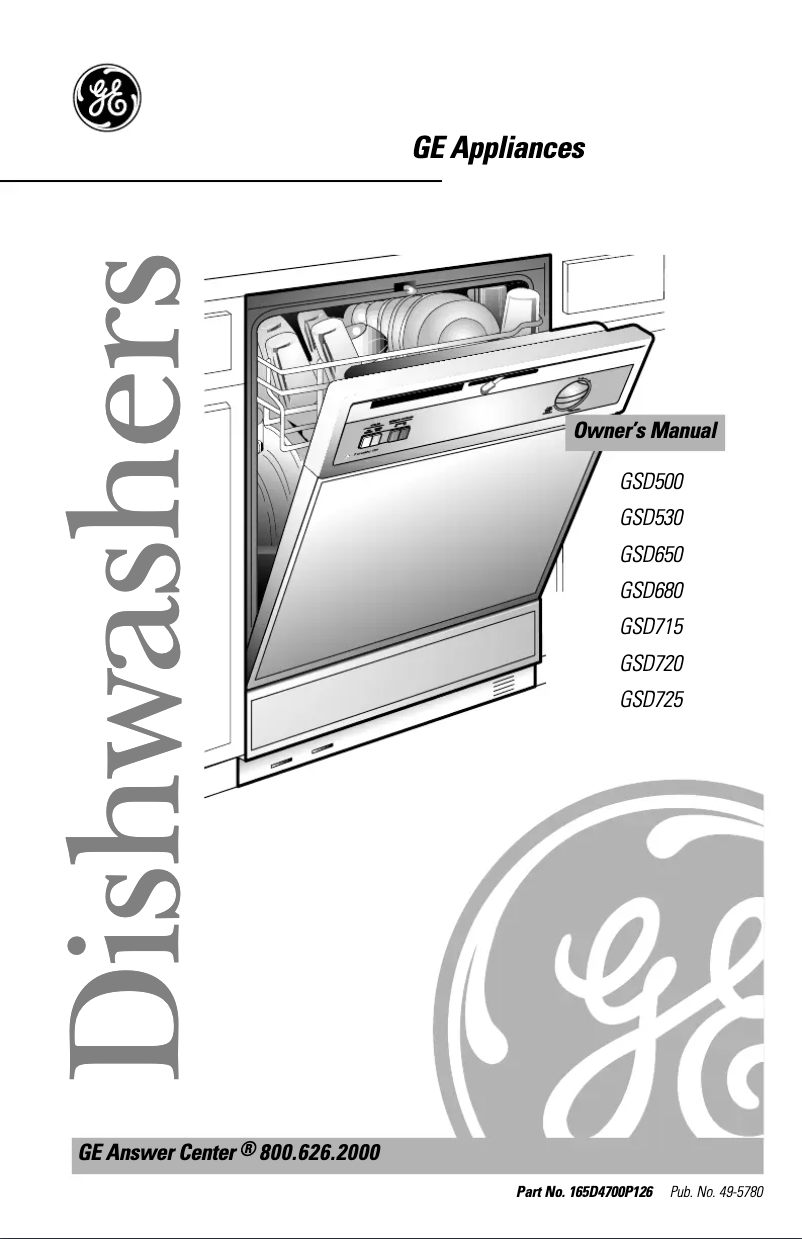 Image de la première page du manuel de l'appareil GSD725