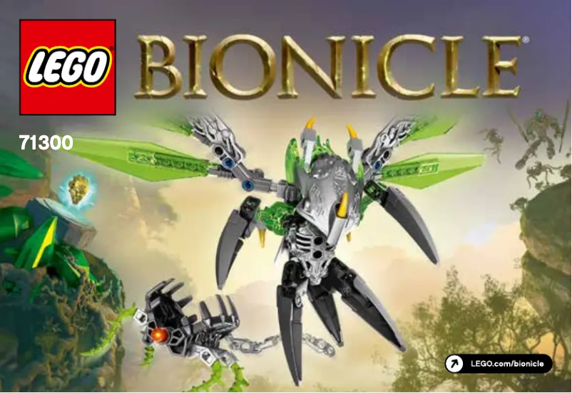 Page n°1 - Manuel utilisateur Lego Bionicle 71300