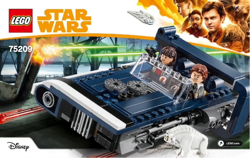 Page 1 de la notice Manuel utilisateur Lego Star Wars 75209