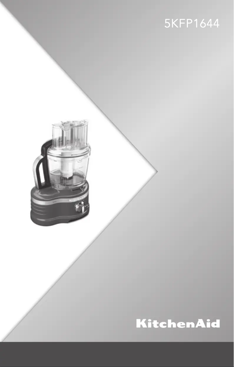 Page n°1 - Manuel utilisateur KitchenAid Artisan 5KFP1644