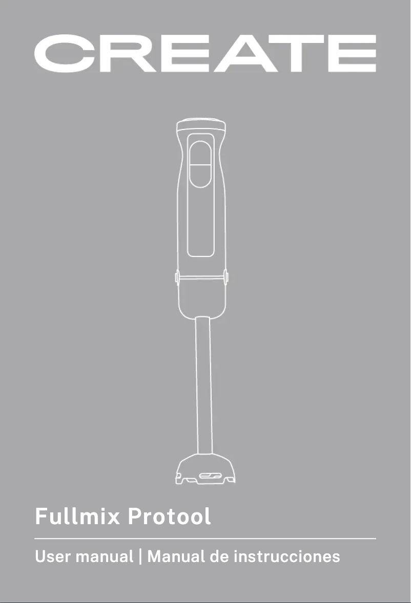 Image de la première page du manuel de l'appareil FULLMIX PROTOOL